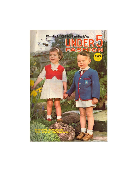 Enid Gilchrist's Under 5 Fashion - Drafting Book - Instant Download PDF 48 pages