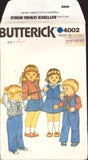 Butterick 4002 Toddlers' Vest, Shirt, Skirt and Pants, Uncut, Factory Folded, Sewing Pattern, Size 1