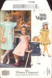 Vogue 2860 American Designer Florence Eiseman Girls' Dress with Sleeve Variations, Uncut, Factory Folded Sewing Pattern Size 7-8-10