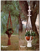Macramé Unlimited - 22 Vintage 70s Macrame Patterns Instant Download PDF 24 pages