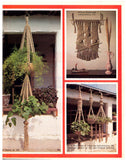 Macra-Hangings - Vintage 70s Macrame Guide With Patterns PDF 24 pages