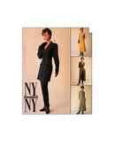 McCall's 9075 NYNY Collection Jacket, Dress and Pants, Uncut, Factory Folded, Sewing Pattern, Size 10-12-14