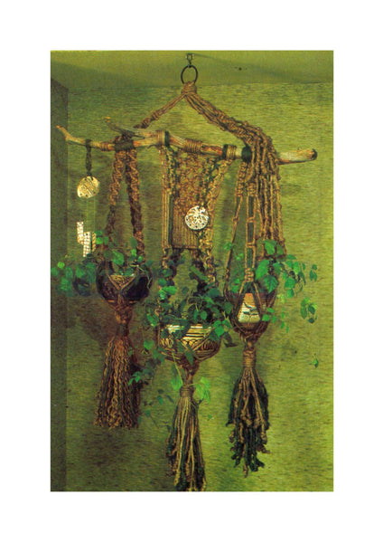 owl macrame plant hanger Vintage 70s Macrame Triple Owl Plant Hanger and Wind Chime Patterns In – Patterns Central