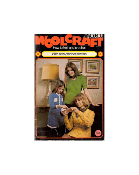 Patons Woolcraft - How To Knit And Crochet Instant Download PDF 68 pages