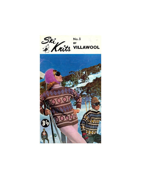 Villawool Ski Knits No. 3 Instant Download PDF 20 pages