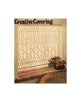 Vintage 70s "Creative Covering" Macrame Curtain Pattern Instant Download PDF 2 pages