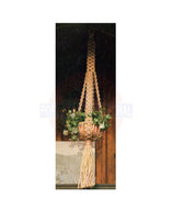Vintage 70s Macrame "Intéressante" Plant Hanger Pattern Instant Download PDF 2 pages plus file with extra instructions