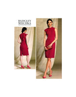 Vogue 1513 American Designer Badgley Mischka Fitted, Lined Evening Dress, Uncut, Factory Folded Sewing Pattern Multi Size 6-14
