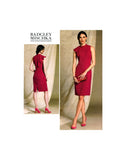 Vogue 1513 American Designer Badgley Mischka Fitted, Lined Evening Dress, Uncut, Factory Folded Sewing Pattern Multi Size 6-14