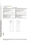 Vogue 1513 American Designer Badgley Mischka Fitted, Lined Evening Dress, Uncut, Factory Folded Sewing Pattern Multi Size 6-14