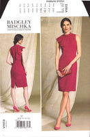 Vogue 1513 American Designer Badgley Mischka Fitted, Lined Evening Dress, Uncut, Factory Folded Sewing Pattern Multi Size 6-14