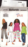 Butterick 3548 Girls' Tops and Pants, Uncut, Factory Folded, Sewing Pattern,Multi Plus Size 8.5 to 16.5