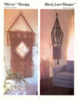 Macramé for Home Decor - Vintage 70s Macrame Patterns Instant Download PDF 24 pages