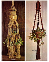 Macramé Today - 14 vintage 70s macrame patterns Instant Download PDF 24 pages
