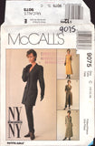 McCall's 9075 NYNY Collection Jacket, Dress and Pants, Uncut, Factory Folded, Sewing Pattern, Size 10-12-14
