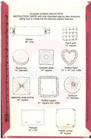 Simplicity House Pattern 129 - Instruction Cards For 10 Pillows Instant Download PDF 16 pages