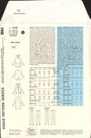 Vogue Individualist 1664 Issey Miyake Jacket, Shirt and Pants, Uncut, Factory Folded, Sewing Pattern Size 10