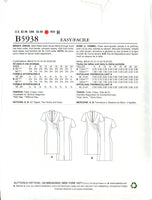 See & Sew 5938 Short Sleeve Dress with Princess Seams and Front Tucks, Uncut, Factory Folded Sewing Pattern Multi Plus Size 6-22