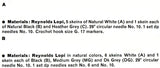 Vintage 1960s Patterns For Crocheted Icelandic Poncho "Loftleider" Instant Download PDF 2.5 pages