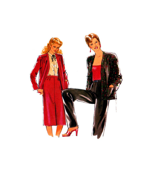 Style 2757 Jacket, Skirt and Trousers, Uncut, Factory Folded Sewing Pattern Size 12