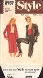 Style 2757 Jacket, Skirt and Trousers, Uncut, Factory Folded Sewing Pattern Size 12