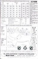 Neue Mode 21936 Evening or Party Dresses in Two Styles, Uncut, Factory Folded Sewing Pattern Multi Size 8-18