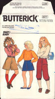 Butterick 4577 Girls' Skirt, Culottes and Knickers, Uncut, Factory Folded Sewing Pattern Multi Size 7-14