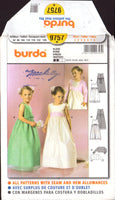 Burda 9757 Sewing Pattern Skirt Sizes 2-8 Uncut Factory Folded