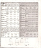 McCall's 2192 Sewing Pattern Skirts Size 4-6-8 OR 10-12-14 Uncut Factory Folded