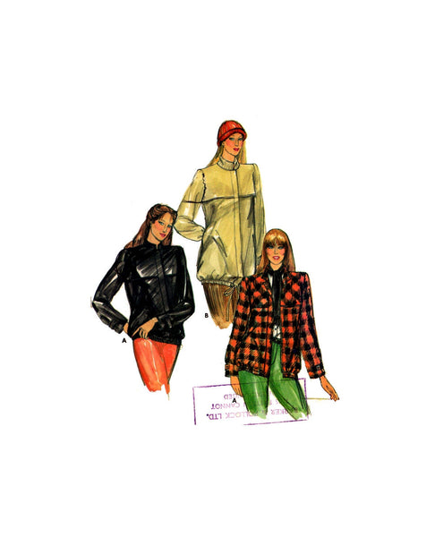 Butterick 3435 Loose Fitting Jacket in Two Lengths, Uncut, Factory Folded Sewing Pattern Size 16-18