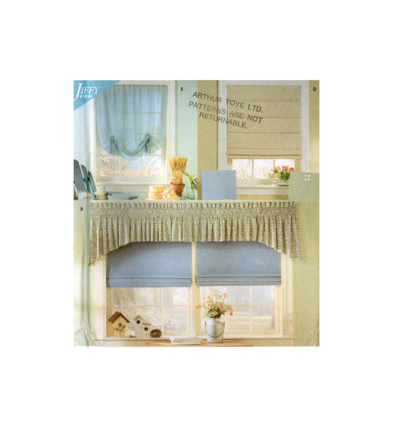 Simplicity 8353 Window Treatments: Classic Roman Shades and Valances, Uncut, Factory Folded Sewing Pattern