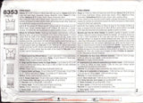 Simplicity 8353 Window Treatments: Classic Roman Shades and Valances, Uncut, Factory Folded Sewing Pattern