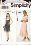 Simplicity 7461 Jessica McClintock Lined Formal, Bridesmaid, Evening Dress, Uncut, Factory Folded Sewing Pattern Size 6-10