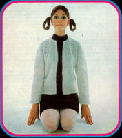 Patons 822 - Airs & Graces 70s Knitting Patterns for Jackets and Jumpers for Women Instant Download PDF 20 pages