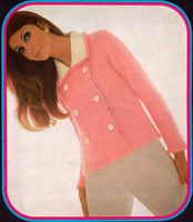 Patons 822 - Airs & Graces 70s Knitting Patterns for Jackets and Jumpers for Women Instant Download PDF 20 pages
