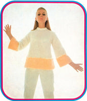 Patons 822 - Airs & Graces 70s Knitting Patterns for Jackets and Jumpers for Women Instant Download PDF 20 pages