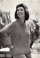 Lincoln 777 - 60s Knitting Patterns for Women's Sweaters Instant Download PDF 20 pages