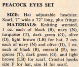 Vintage 70s Cloche And Hat Set Patterns Instant Download PDF 2.5 pages