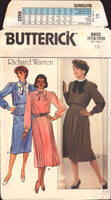 Butterick 6922 Sewing Pattern Dress Top Skirt Belt 12 Uncut Factory Folded