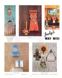 Judy's Way With Macramé - Vintage Macrame Plant Hanger, Holiday Item and Accessories Patterns Instant Download PDF 40 pages