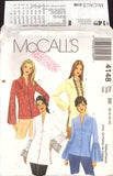 McCall's 4148 Tops and Tunics with Bell Sleeves, Uncut, Factory Folded Sewing Pattern Size 8-14