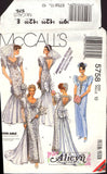 McCall's 5758 Alicyn Exclusives Bridal and Bridesmaid Gowns, Uncut, Factory Folded Sewing Pattern Size 10