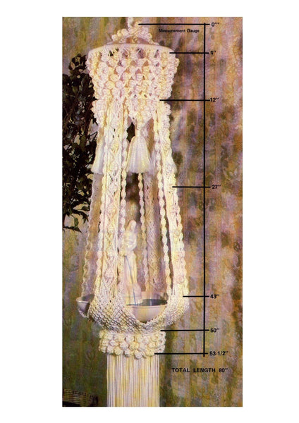 Vintage 70s "Fabulous Fountain" Display Hanger Pattern Instant Download PDF 4 pages plus 4 pages of General Instructions