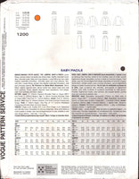 Vogue 1200 Career by Tamotsu: Jacket, Top, Jumper, Skirt and Pants, Uncut, Factory Folded Sewing Pattern Size 12-16