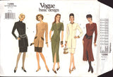 Vogue Basic Design 1288 Dress, Tunic and Skirt, Uncut, Factory Folded Sewing Pattern Size 12-14