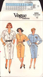 Vogue 9494  Loose Fitting, Straight Dress with Long or Short Sleeves, Uncut, Factory Folded Sewing Pattern Size 12