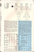 Vogue 9494  Loose Fitting, Straight Dress with Long or Short Sleeves, Uncut, Factory Folded Sewing Pattern Size 12