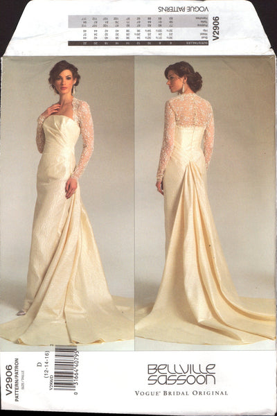 Vogue 4472 Special Design 50's Wedding Gown, Cocktail Dress Vintage Sewing  Pattern Size 16 - Etsy | Vintage wedding dress pattern, Cocktail dress  vintage, Wedding gowns vintage