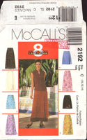 McCall's 2192 Sewing Pattern Skirts Size 4-6-8 OR 10-12-14 Uncut Factory Folded