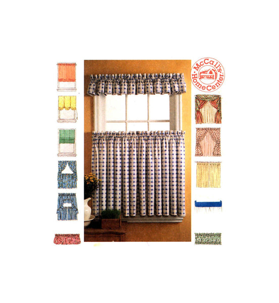 McCall's 8492 Window Treatments: Drapes, Shades and Curtains with Style Variations Instructional Booklet